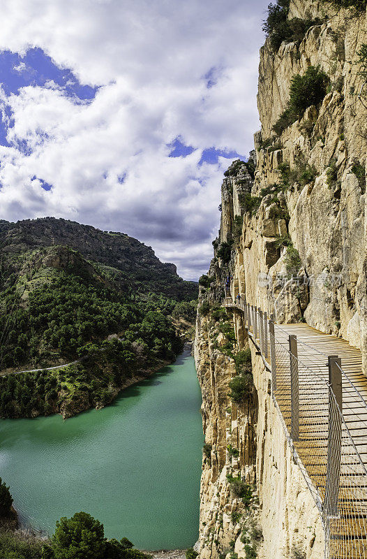 El Caminito del Rey，安达卢西亚壮观的小路(西班牙)